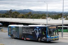 621 exiting Belconnen Depot