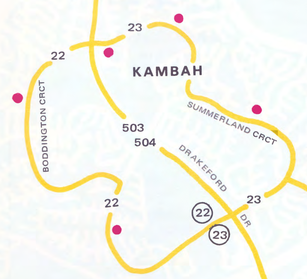 Servicing Kambah ACT Bus   Kambah Network Map Dec 1976 1024x933 